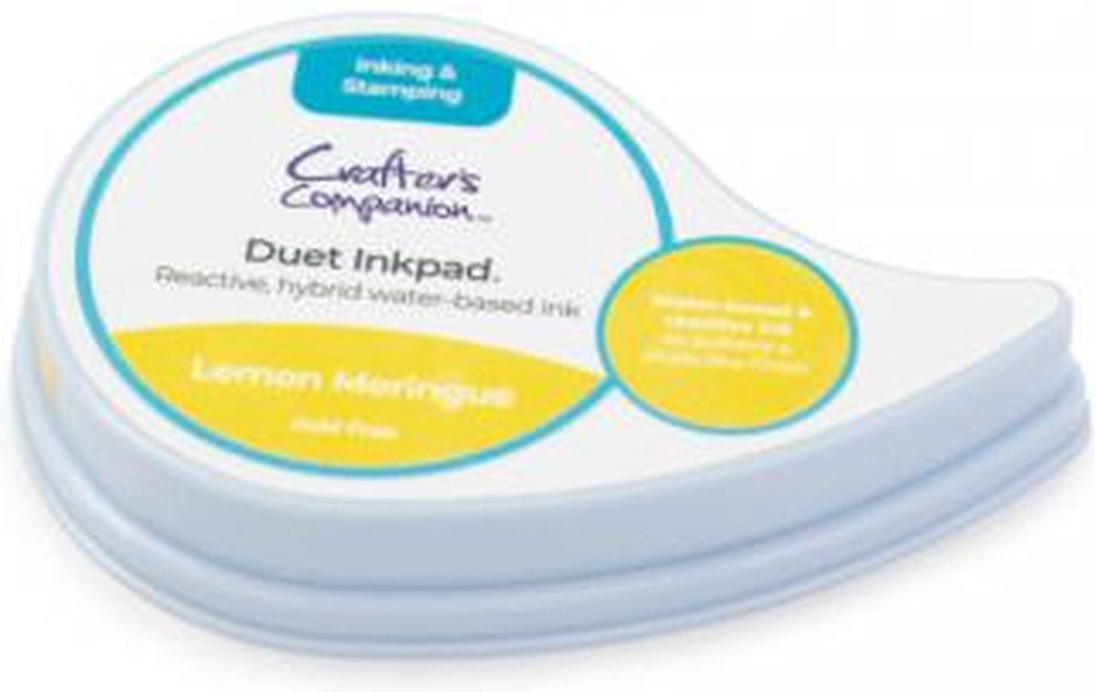 Crafters Companion - Duet Inkpad - Lemon Meringue